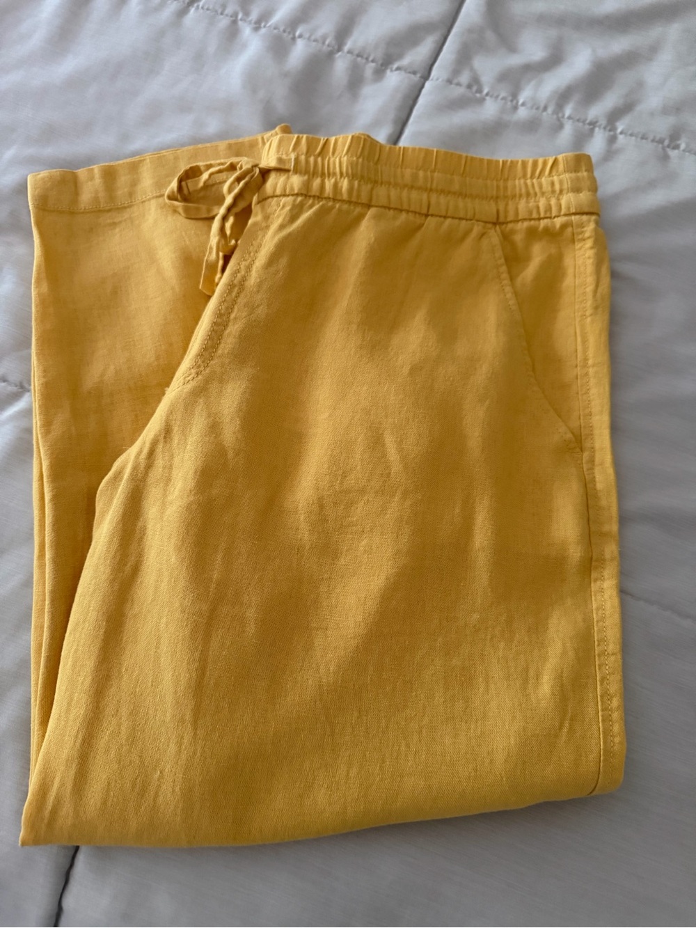 GAP Relaxed Easy Pant in Mustard Yellow - Picture 6 of 6